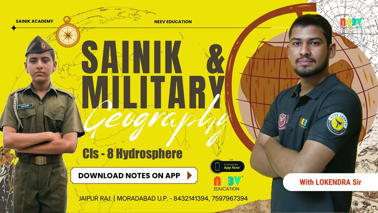 Sainik School Coaching | Geography | Cls  8  - Hydrosphere | 