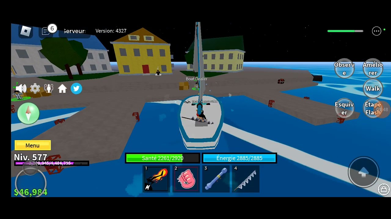 Compte Roblox Avec Bloc Fruit - Code Digital Pour PC, PS4, PS5 Et Mobile - Neuf Sous Scellé