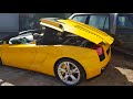 Lamborghini Gallardo Spyder - открытие крыши