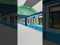 Metro de santiago | Linea 2 | Roblox | NS 93 Retirandose de La Estacion Hospital el pino