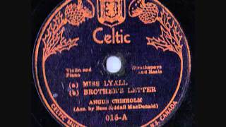 Angus Chisholm Celtic 015 78 rpm Cape Breton Fiddle chords