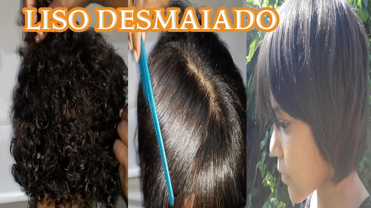 ALISA E SELA cabelo Liso escorrido sem QUÍMICA