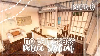 Roblox Bloxburg - No Gamepass Town ( Part 9 ) Police Station - Minami Oroi