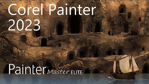 Corel Painter 2023 - Painting a Background | Part 1 (Davey Baker)