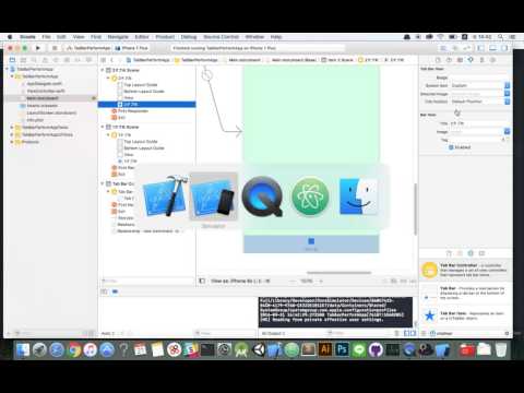 [Xcode][Swift] UITabBarControllerの使い方
