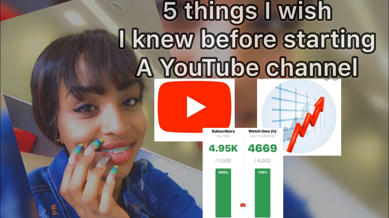 5 Things I Wish I Knew About Youtube Before Starting A Channel - YouTube