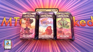 NEW TCG! Disney Lorcana The First Chapter Starter Decks Opening