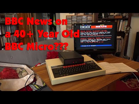 Can you really get BBC News on a 40+ Year Old Acorn BBC Micro??