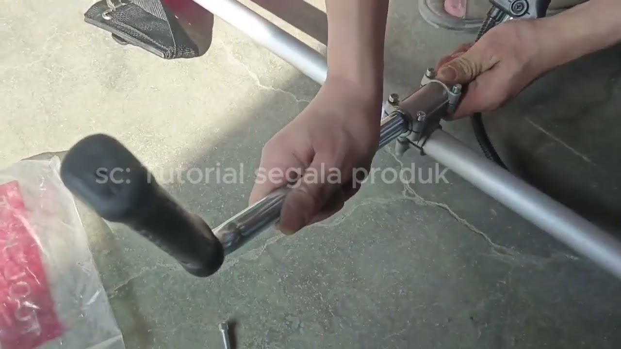 Tutorial pasang mesin Reaim Mesin Potong Rumput gendong 4 Tak 10000R/MIN 2 Tak brush cutter 4