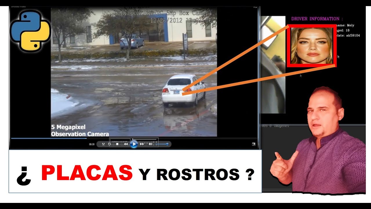Python-Open CV  | Reconocimiento de MATRICULAS y Conductores