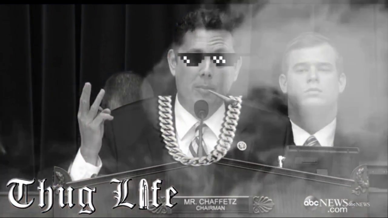 Chaffetz Town Hall Thug life