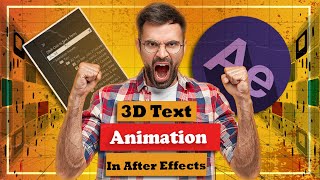 How To Use Free 3D Text Animation in after effects 💖