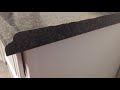 How to trim a laminate countertop edge. How to trim a laminate countertop edge.