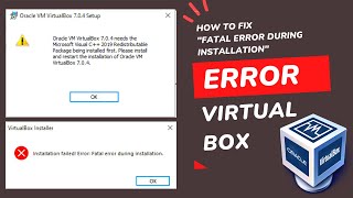 How To Fix VirtualBox "Fatal Error During Installation" In VM Virtual Box Windows 10 screenshot 5