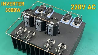 Inverter 12v to 220v, NO IC, 80n70 x 8, Inventor101 #19