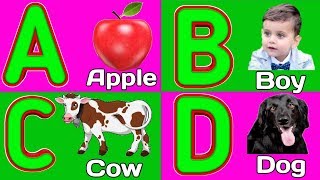 A For Apple B For Ball| A to Z Alphabets | ABCD Song | Hindi varnamala| hindi Alphabets