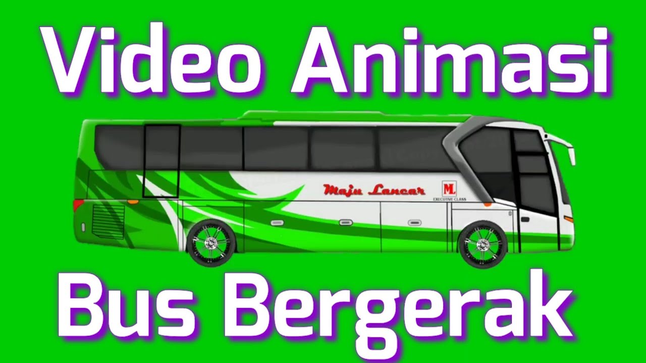  Animasi  Bus Bergerak  Indonesia  YouTube