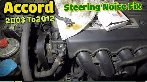 Honda Power Steering whining noise FIX