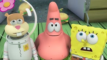 SpongeBob HeroPants    ALL Cutscenes