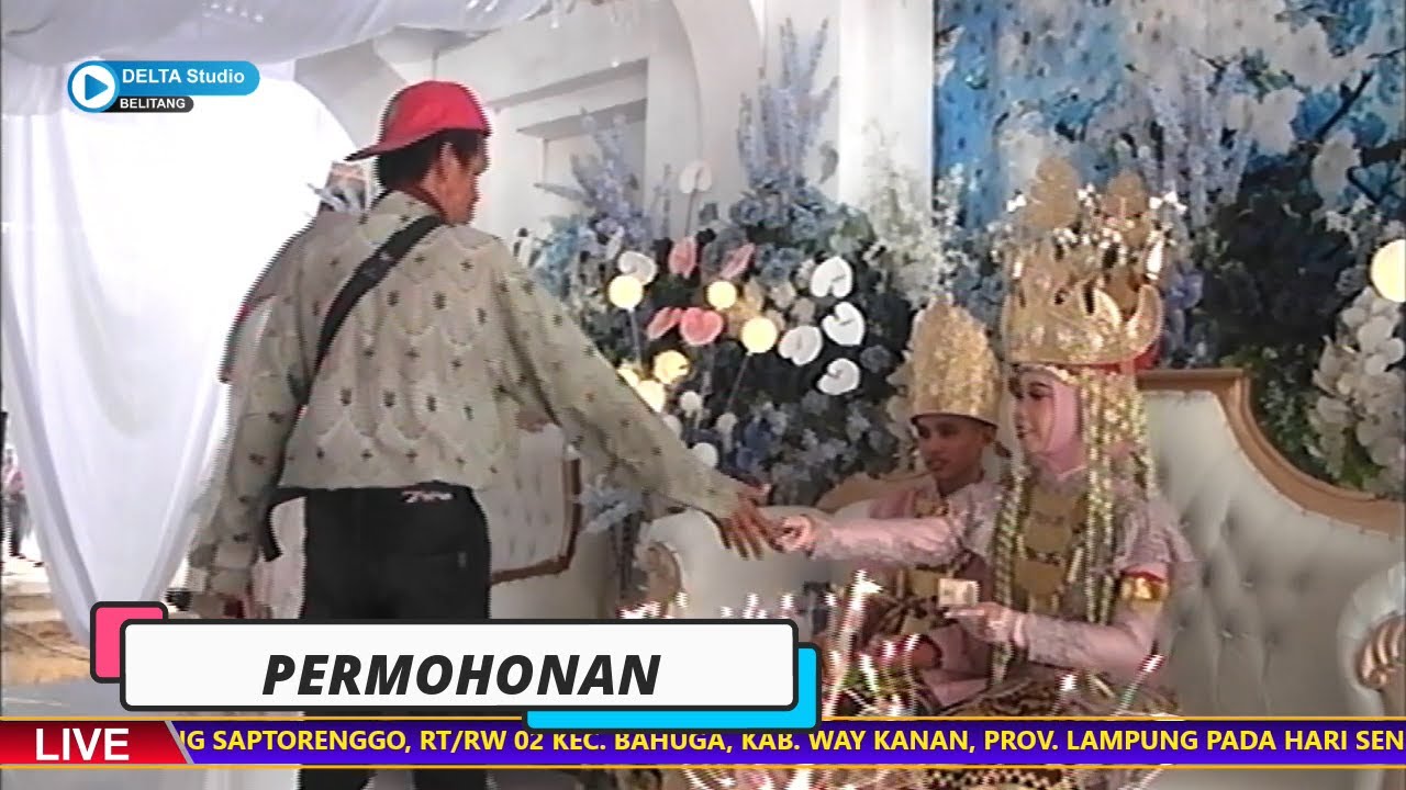 Permohonan - OT Dimas Music Pernikahan Ica & Mahrus di Saptorenggo, Bahuga, Way Kanan.