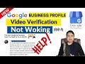 Google business profile verification not working help  gmb verification troubleshooting