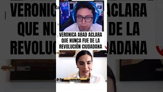 VERONICA abad aclara que nunca fue d ela revolución ciudadana #shorts