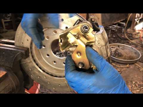 eldorado rear disc brake caliper adjustment how to DIY do it yourself