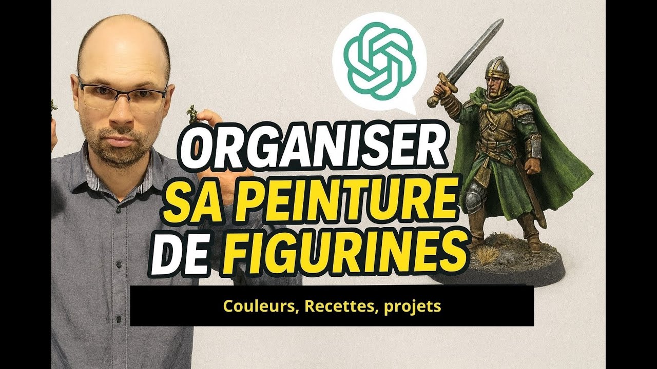 Organiser sa peinture de figurines avec ChatGPT : recettes, couleurs, projets