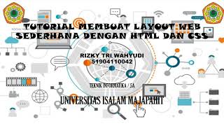 Tutorial Membuat Layout Web Sederhana Dengan HTML dan CSS