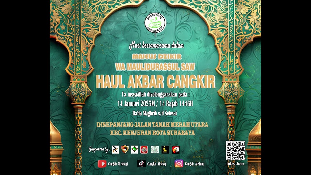 🔴LIVE MAJLIS DZIKIR WA MAULIDURRASUL SAW {{ HAUL AKBAR CANGKIR 2025 }}