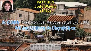 Patches - Jody Wayne (Karaoke Sing-A-Long) (Lyrics) & (Guitar Chords) oldschool