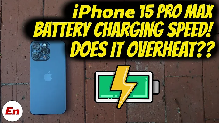 iPhone 15 Pro Max Charging Speed Test; Does it OVERHEAT?..Disappointing Results!