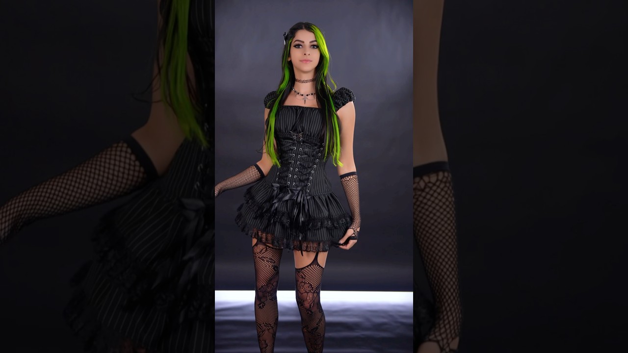 What do you think? 💚 #foryou #helpmemakethismakesense #trending #gothclub #emo #dance #cosplay