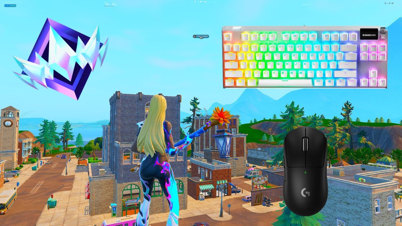 SteelSeries Apex Pro TKL Gen 3 ASMR 😴 Ranked Reload 👑Satisfying Keyboard Fortnite 360 FPS 4K