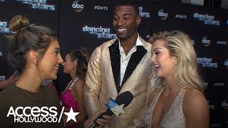 'DWTS': Calvin Johnson Jr. & Pro Lindsay Arnold Talk Gearing Up For Week 4 After Immunity