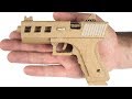 Smallest Glock 19 In The World That Shoots - DIY Cardboard