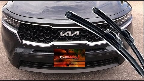 Kia Sorento windshield wiper change 2019-2023