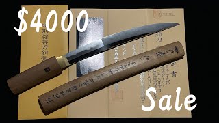 Nbthk Tokubetsu Hozon, Osoraku-Dukuri, Gendaito March 1986 Japanese Samurai Sword