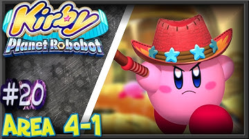 Kirby Planet Robobot (100%) Area 4-1: Gigabyte Grounds [20]