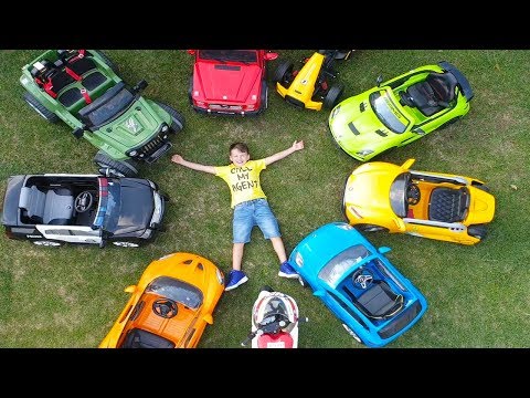 ALİ'NİN ARABA PARKI Huge POWER WHEELS Collection Ride On Cars for Kids