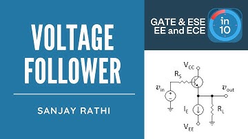 Voltage Follower | GATE & ESE Electrical, Electronics (EE, ECE) | Sanjay Sir