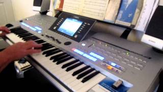 Video thumbnail of "60s COUNTRY ROCK PLAYED ON THE TYROS 4 BY ROGER DIEHL.mp4"