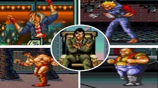 Street of Rage  All Bosses (No Special Attack)