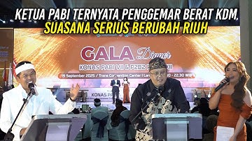 KETUA PABI TERNYATA PENGGEMAR BERAT KDM | SUASANA SERIUS BERUBAH RIUH