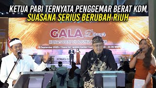 KETUA PABI TERNYATA PENGGEMAR BERAT KDM | SUASANA SERIUS BERUBAH RIUH