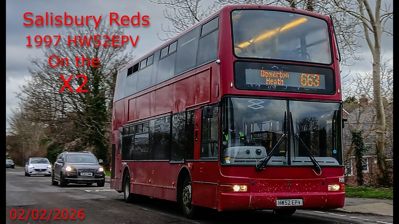 *ZF Beast* Salisbury Reds | 1997 HW52EPV | Volvo B7TL Plaxton President | On the X2 02/02/2026