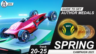 get ALL MEDALS in Trackmania! Author time TUTORIAL series! Black maps 21-25