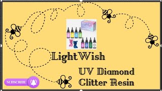 NEW ALERT-Lightwish UV resin diamond glitter. #uvresin