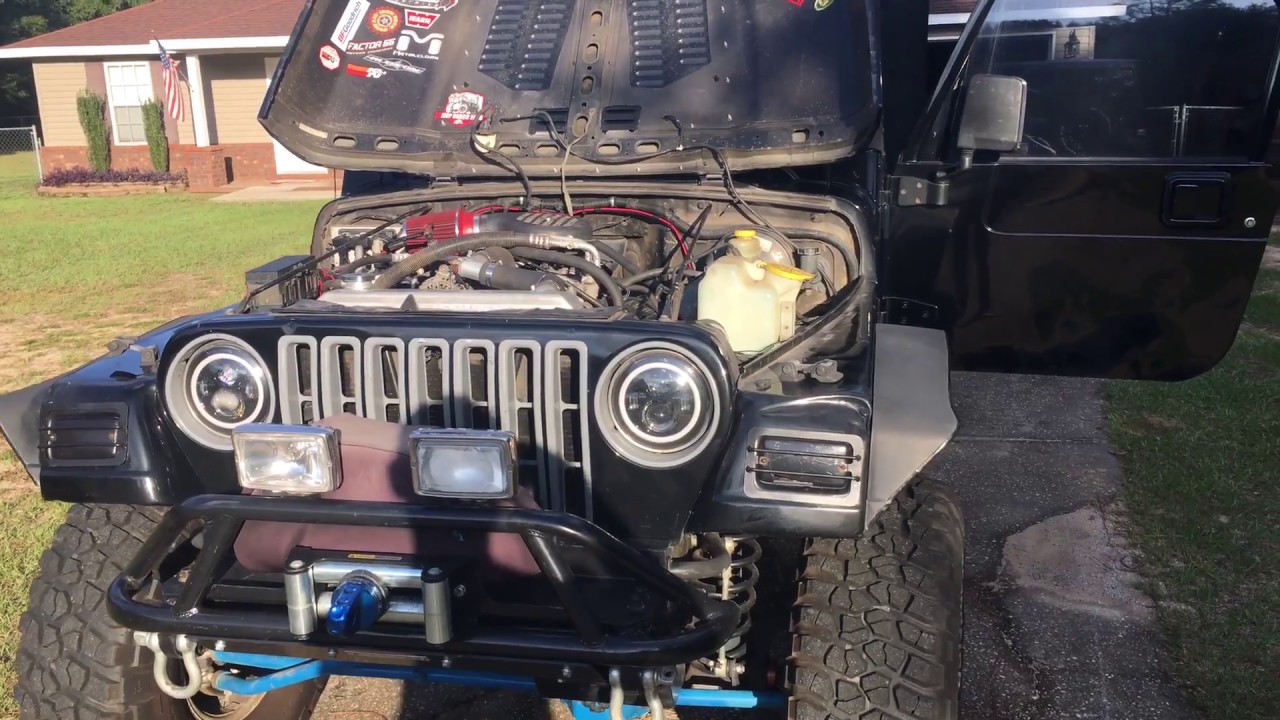 Jeep tj 5.2 v8 YouTube