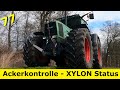 Benos treckervlog 77  ackerkontrolle  fendt xylon status